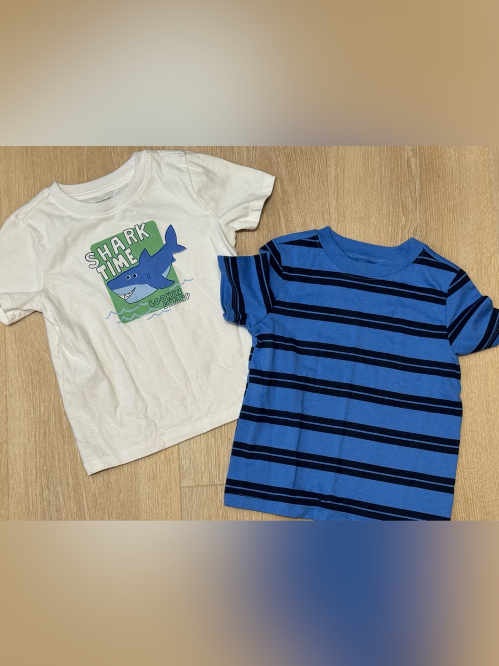Blue Stripe Kids T-Shirt - Packable Everyday Tee